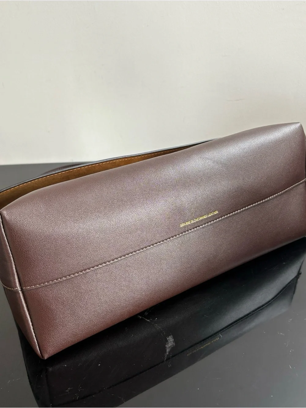 COACH Chocolate Brown Leather Shoulder Bag